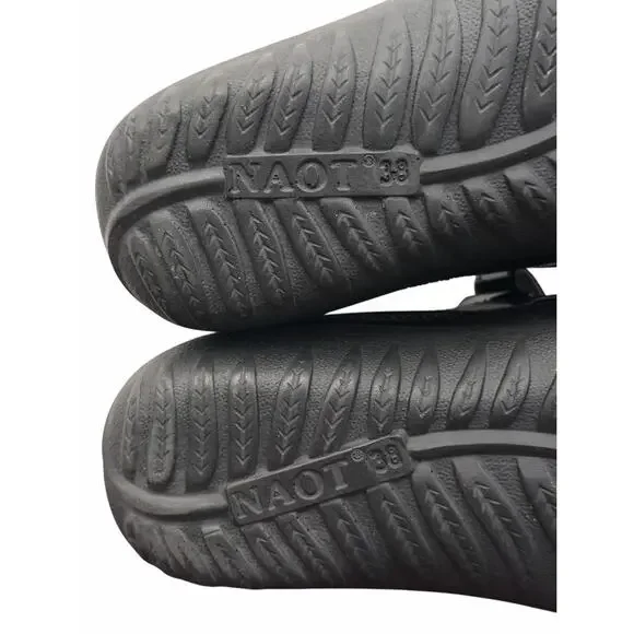 NAOT Kirei Mary Jane Shoes Black Leather US 7 Timeless Classic Comfort Coquette - Picture 10 of 11